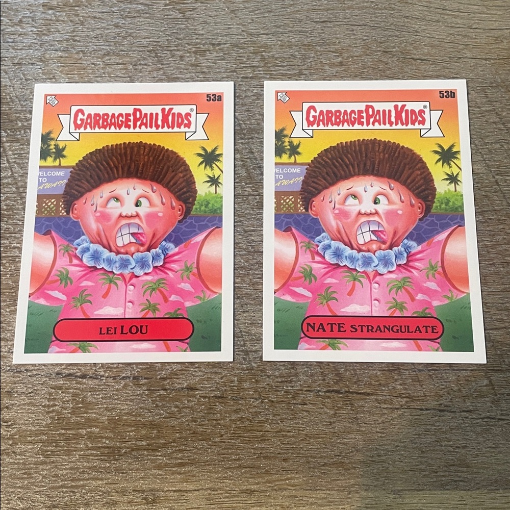 ✨10/$10 GPK SALE✨ Garbage Pail Kids GPK Go on Vacation Base 53a and 53b